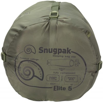 Спальний мішок Snugpak Softie Elite 5 (Comfort -15°С/ Extreme -20 ° C). Olive