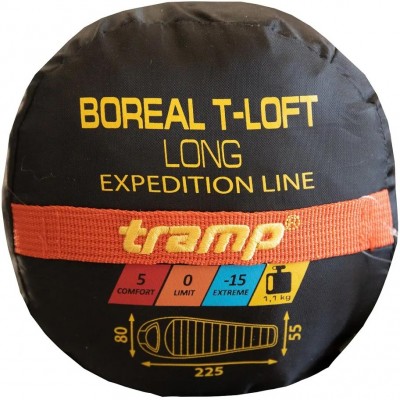 Спальный мешок Tramp Boreal. Long. R. Orange/Grey