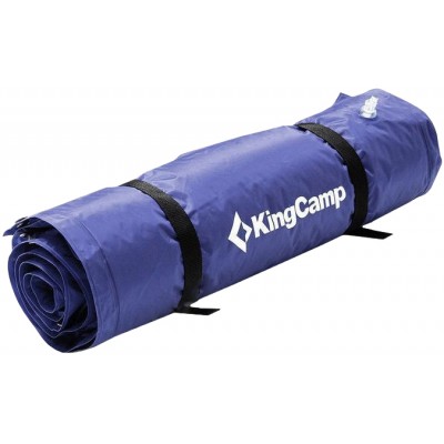 Килимок самонадувний KingCamp Point Inflatable Mat. Dark blue