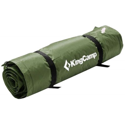 Килимок самонадувний KingCamp Point Inflatable Mat. Dark green