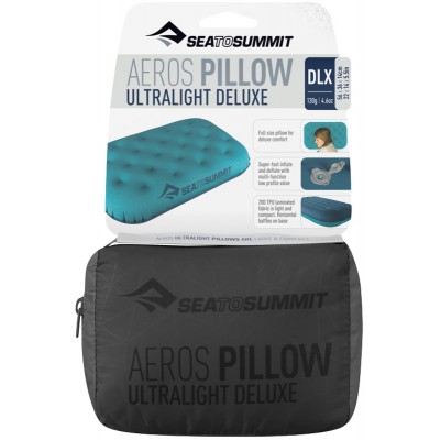 Подушка Sea To Summit Aeros Ultralight Pillow Deluxe к:teal