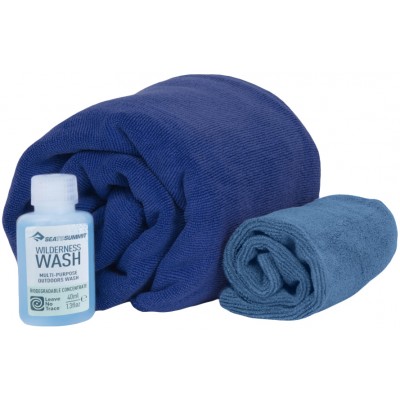 Рушник Sea To Summit Tek Towel Wash Kit L к:cobalt blue