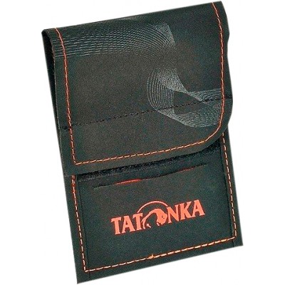 Кошелек Tatonka HY Neck Walletю. Black/orange