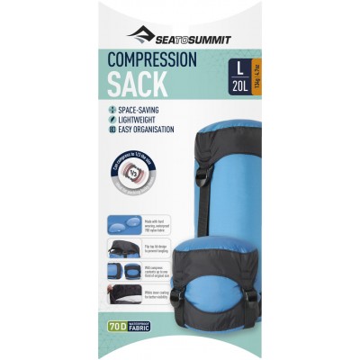 Компрессионный мешок Sea To Summit Nylon Compression Sack 20L. Blue