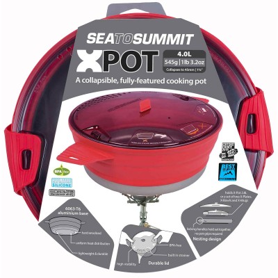 Кастрюля Sea To Summit X-Pot 4L. Red