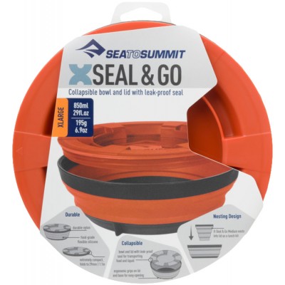 Контейнер для їжі Sea To Summit X-Seal & Go X-Large. Rust