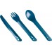 Набір столових приладів Lifeventure Ellipse Cutlery Set. Navy blue