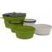 Набор посуды Sea To Summit X-Set 31 (1кастрюля + 2миски + 2кружки) ц:olive