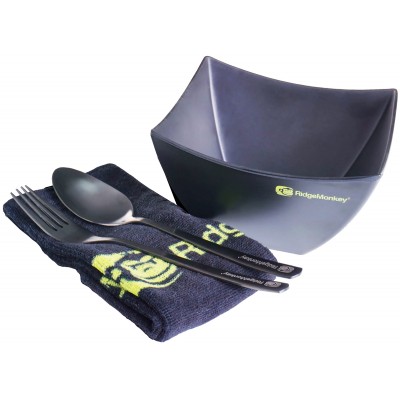 Набір столових приладів RidgeMonkey SQ DLX Bowl Set индивидуальный