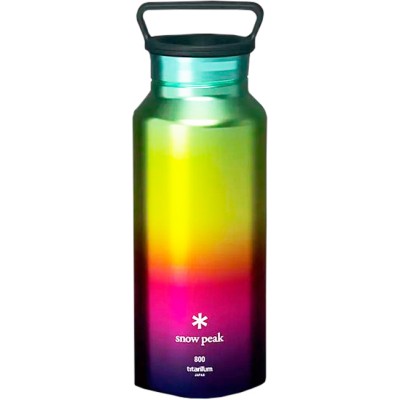 Пляшка Snow Peak TW-800-RA Titanium Aurora Bottle 800ml к:rainbow black