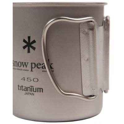 Кружка Snow Peak MG-043R Titanium Single Wall Cup 450ml