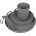 Набор посуды Sea To Summit Adsetgy Delta Camз set (тарелка,миска,чашка,столовые приборы) ц:grey