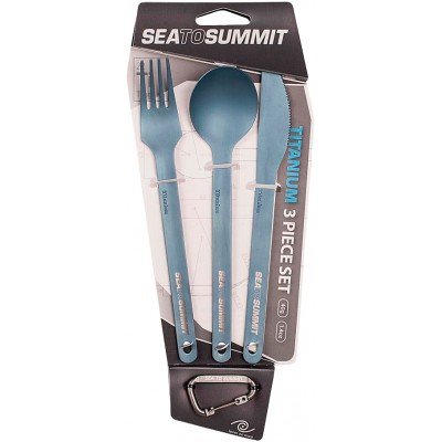 Набір столових приладів Sea To Summit Titanium Cutlery Set 3