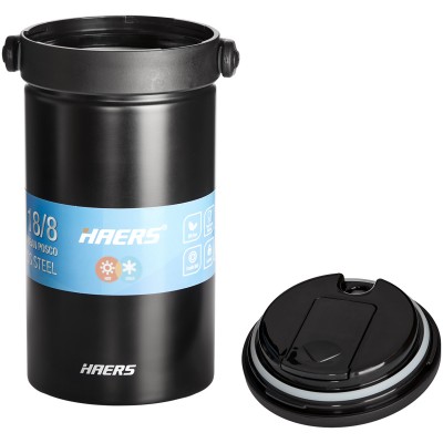 Харчовий термоконтейнер Haers HR-2300-17 2.3l Black