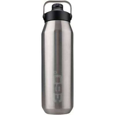 Термопляшка 360° Degrees Vacuum Insulated Stainless Steel Bottle with Sip Cap 1l Silver