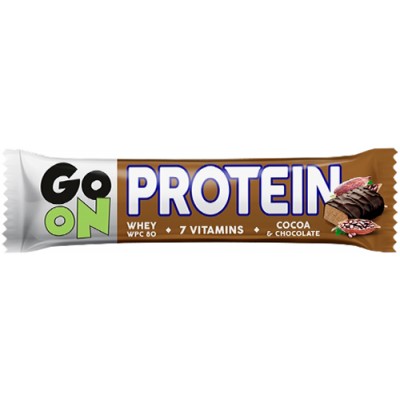 Батончик енергетичний GoOn Protein WPC 20% какао 50g