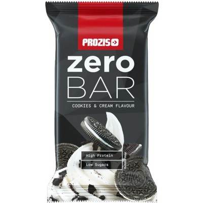Батончик енергетичний Prozis Zero Bar 40 г - Low Sugars Cookies and Cream