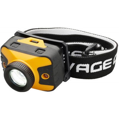 Фонарь налобный Savage Gear Headlamp UV/Zoom 5W/400Lumens