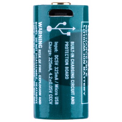 Акумуляторна батарея Olight 16340 з зарядним портом micro-USB
