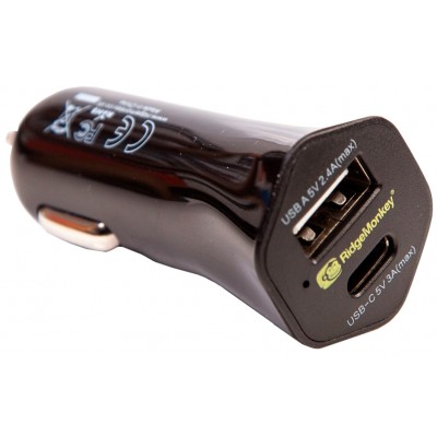 Зарядний пристрій RidgeMonkey Vault 15w USB-C Car Charger