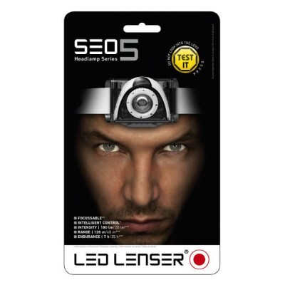 Ліхтар налобний LED LENSER 6005 SEO5 180 lm black