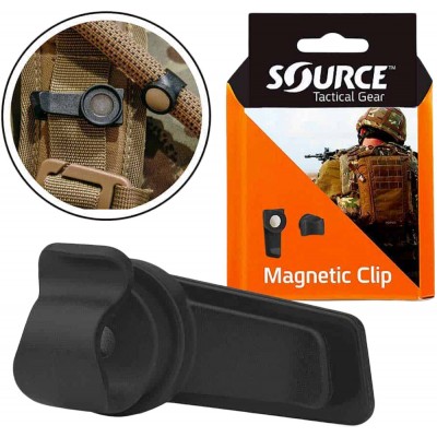 Магнитный зажим для питьевой трубки Source Magnetic clip. Black