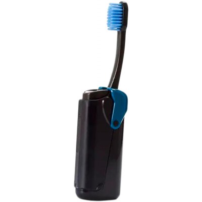 Зубная щетка Banale Toothbrush + 3 тубы зубной пасты. Черный-синяя