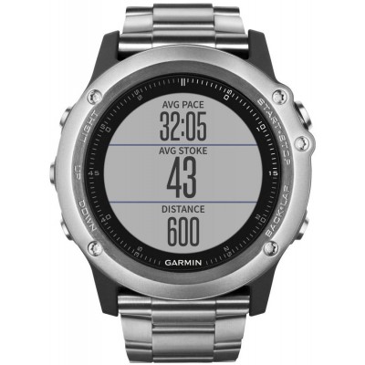 Навигатор Garmin Fenix 3 Sapphire Titanium портативный с титановым ремешком