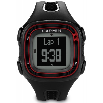Часы Garmin Forerunner 10 Black and Red с GPS навигатором ц:черный/красный