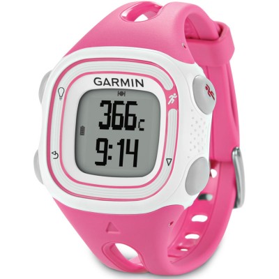 Часы Garmin Forerunner 10 Pink and White с GPS навигатором ц:розовый/белый