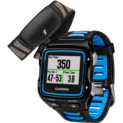 Часы Garmin Forerunner 920XT Bundle Black & Blue с GPS навигатором и кардиодатчиком ц:черный/синий