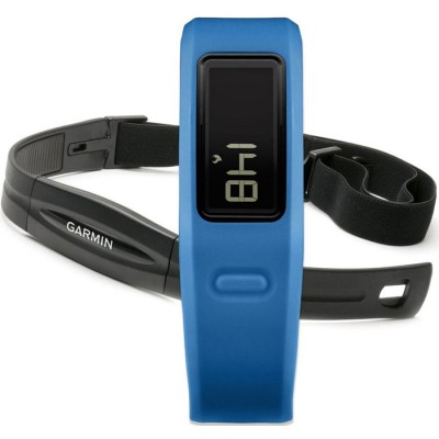 Фітнес браслет Garmin Vivofit HRM Bundle Blue з кардиодатчиком ц:синій