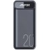 Зарядний пристрій Aspor A396 20000mAh (22.5W/PD USB-C laptops fast charging) к:black