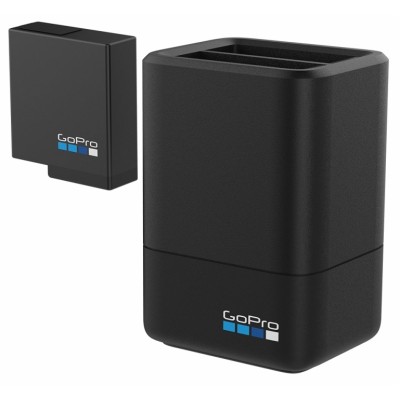Зарядное устройство GoPro Dual Battery Charger + Battery (H5+BC) ц:black