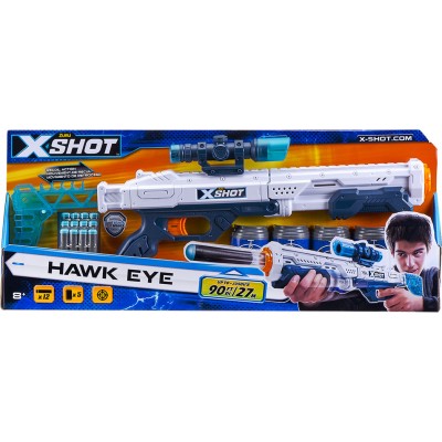 Бластер X-Shot EXCEL "Hawk Eye" 36189Z (5 банок,12 патронів)