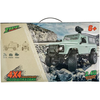 Машинка ZIPP Toys 4x4 з камерою. Колір - зелений