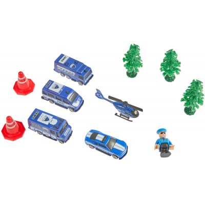 Игровой набор ZIPP Toys "Городской экспресс" 92 детали. Синий