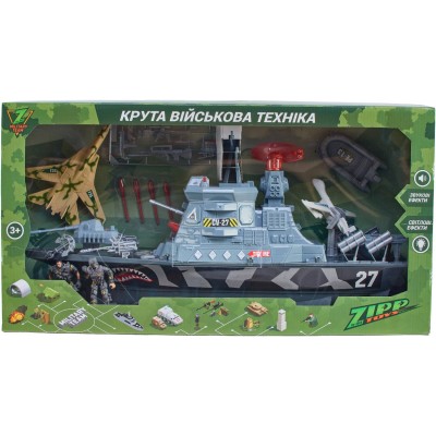 Игровой набор ZIPP Toys Военный корабль