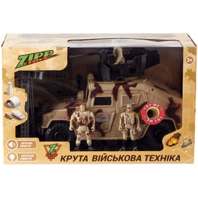 Игровой набор ZIPP Toys Военный внедорожник Хамви