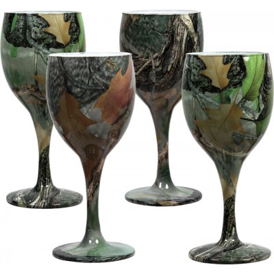 Набір келихів Riversedge для вина Camo Wine Glasses листя