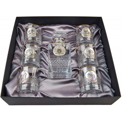 Подарочный набор стаканов для виски Boss Crystal 