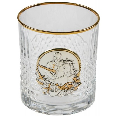 Подарунковий набір склянок для віскі Boss Crystal "Гербовий з козаками": графін