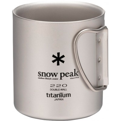 Термокружка Snow Peak MG-051FHR Titanium Double Wall Mug 220ml
