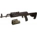 Цевье LHB LHV47 для AK 47/74 с 4 планками Weaver/Picatinny. Материал - пластик. Цвет - черный