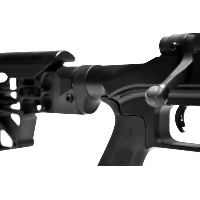 Приклад MDT Skeleton Rifle Stock. Матеріал - алюміній. Колір - чорний