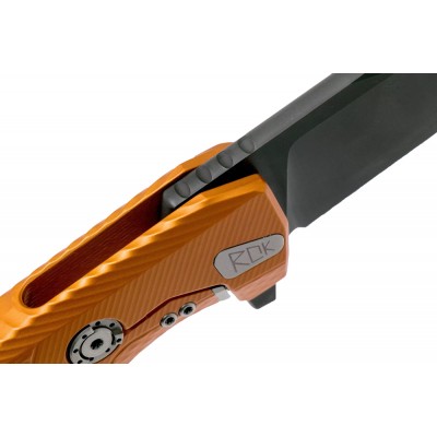 Нож Lionsteel ROK Aluminum Orange Black