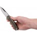Нож Lionsteel ROK Titanium Bronzo