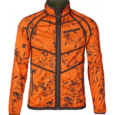 Куртка Seeland Vantage Reversible Fleece. Pine Green/InVis Orange. Розмір - L