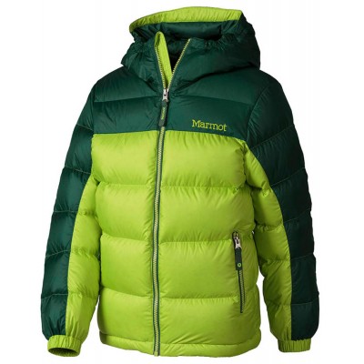 Куртка MARMOT Boys Guides Down Hoody M ц:vermouth/deep forest