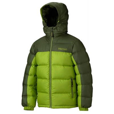 Куртка MARMOT Boys Guides Down Hoody M ц:green lichen/greenland